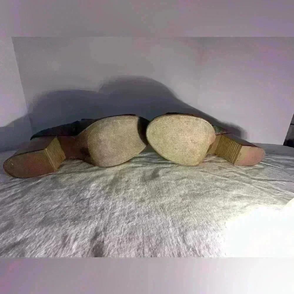 Suede Booties with Lace-up Design - Picture 7 of 9